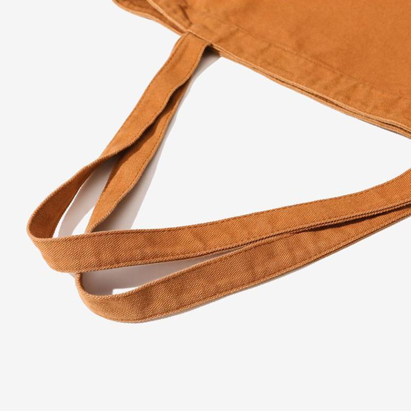 Retro Thick Canvas Tote Bag For Women, Large Capacity Casual Shoulder Handbag, Mori Style Outdoor Daily Purse