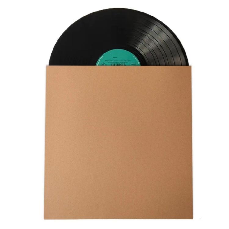 High Quality Kraft Paper Poly-lined Outer Sleeves Bag Anti-static for LP Record