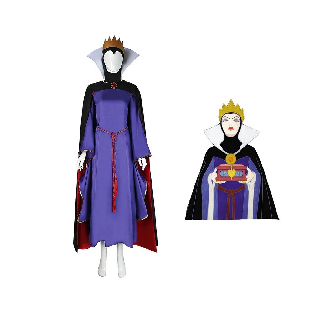 (XL) Evil Queen Costume Women's Snow White Halloween Outfit