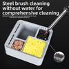Steel Brush Tin Dross Collection Box Copper Wire Tin Storage Container  Soldering Iron Tips