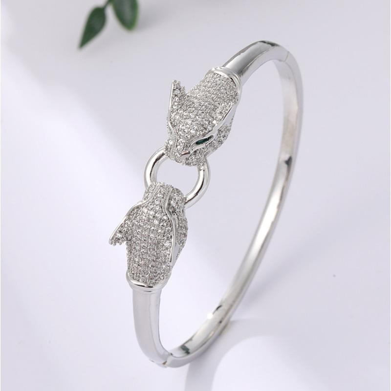 Fashionable Leopard Bracelet Light Luxury High-end Couple Bracelet Bracelet Jewelry for Women