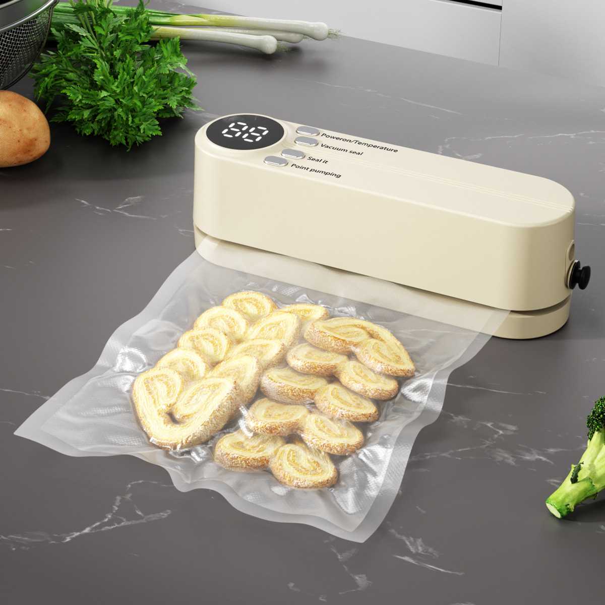 Новая запайщик, полностью автоматическая вакуумная машина, бытовая мини-портативная машина для консервации продуктов, пластиковый запайщик