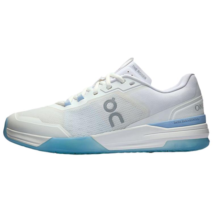 ON The Roger Advantage Pro White Chambray Women Sneakers 3WF10180753