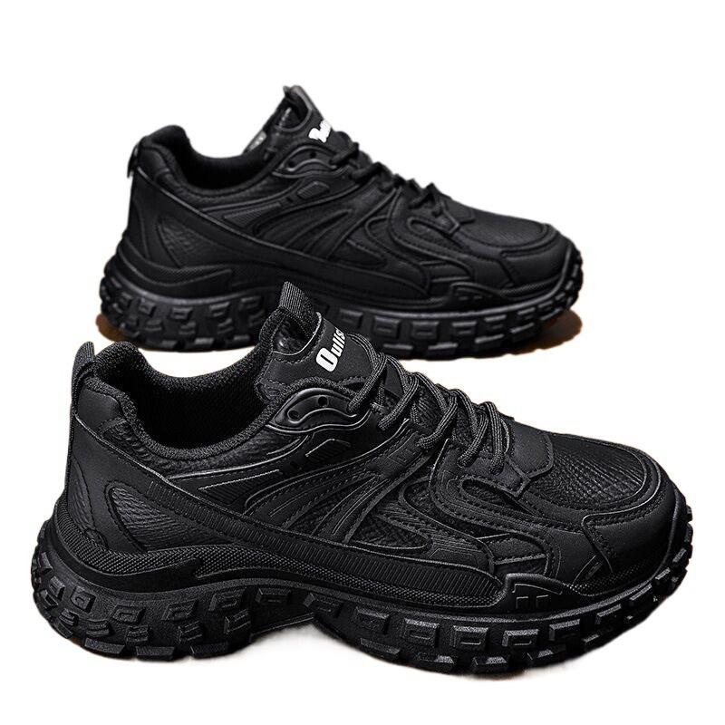 Daddy shoes 2025 spring mesh breathable wear-resistant casual shoes non-slip tire sole sports running shoes men's shoes