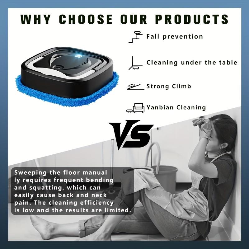 Steam cleaning robot easy to operate direct spray of steam for deep cleaning suitable for pet hair carpets tiles kitchen indoors