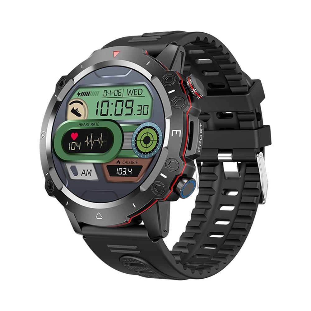 

Outdoor Sports Fitness Smart Watch 1.53 Heat Rate Sleep Health Clock Waterproof Voice Assistant Alarm Clock Music Smartwatch