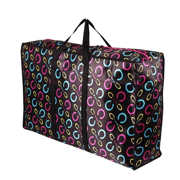 Satin Foaming Quilted Cotton Travel Bag: Large, Waterproof Oxford Cloth Organizer.
