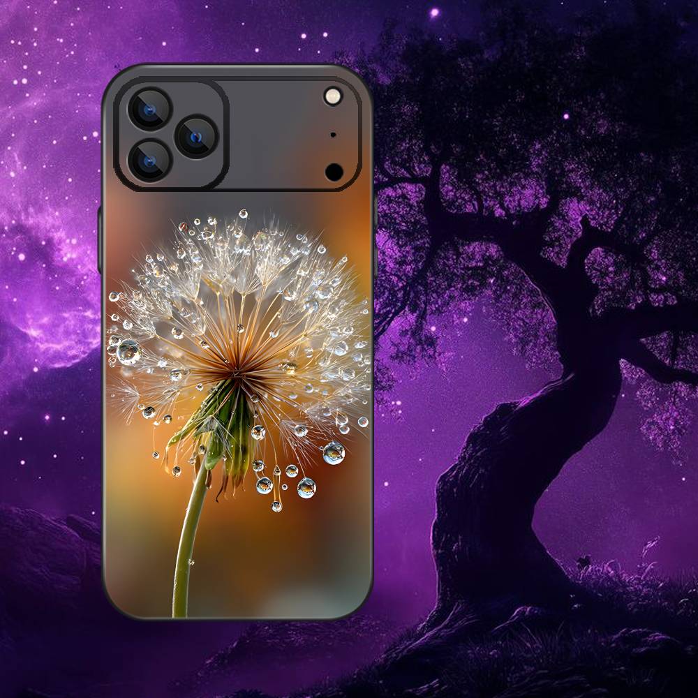 

Dandelion Art Phone Case For iPhone 17,16,15,14,13,12,11,Pro,Max,Plus,E,Air,Mini Protective TPU Cover iPhone12PRO