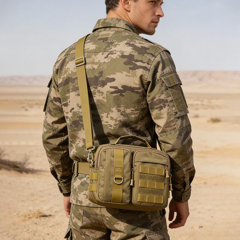 Trekking Handbags Shoulder Bag Camping for Man Hiking Travel Climbing Fishing Sling Crossbody Outdoor Weekend Molle Bag