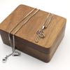 Hop Hip Inspired Cross Chain Necklace Stainless Steel Pendant Decoration Casual