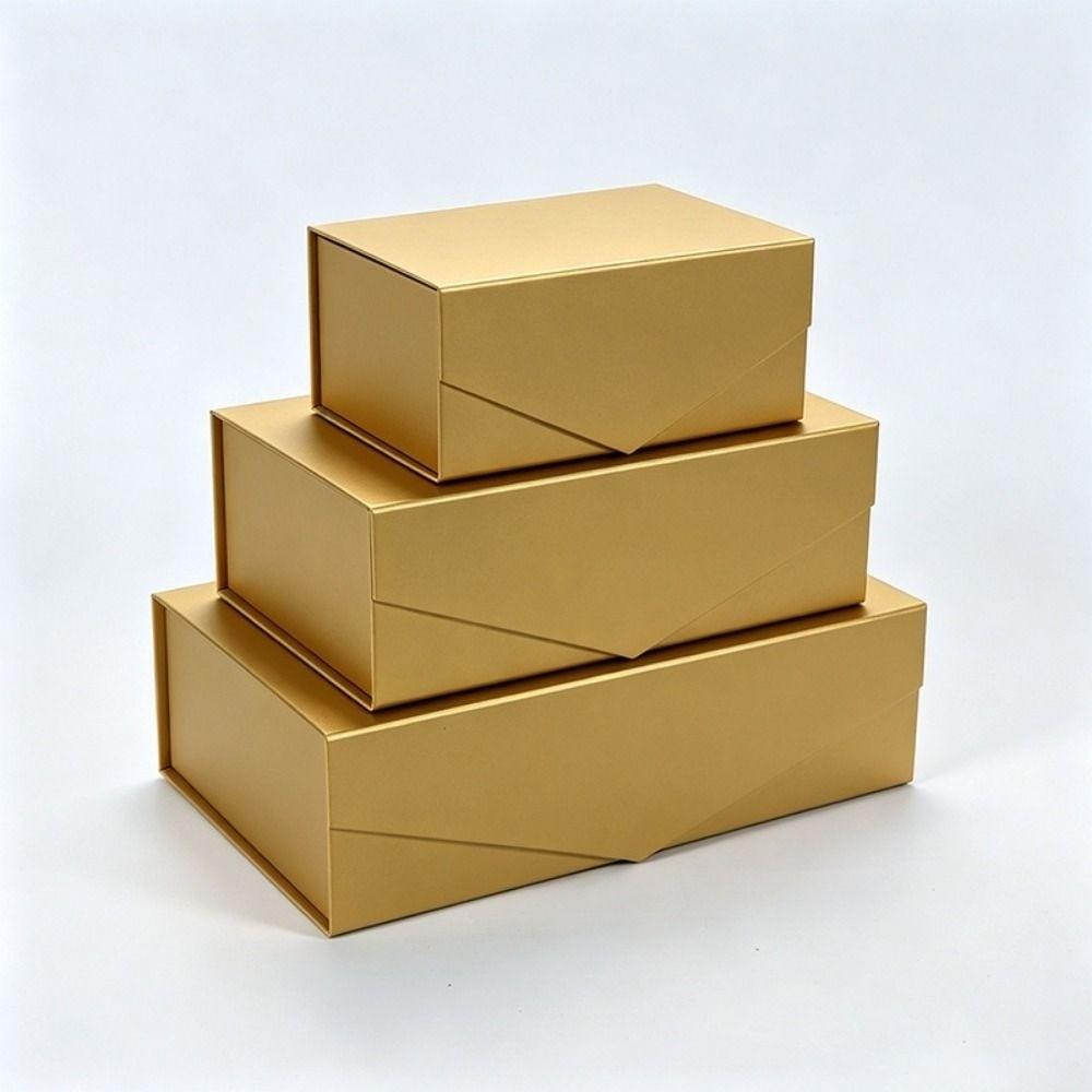 Flip-top Magnetic Gift Box Thick Gifts Packaging Box Clamshell Presents Box Birthday