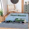Peterbilt Heavy Trucks Customizable Name Area Rug Design for Foyer Playrooms Study room Decorate room Anti-slip Rug Anime Office Decor