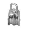 50mm 2.0in Marine Pulley Double Roller 400kg Loading 304 Stainless Steel Heavy Duty for Yachts Boats