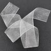 Transparent Snow Yarn Ribbon for Christmas Decorations and Floral Packaging – Cross-Border Hot-Selling Chiffon Yarn Ribbon.
