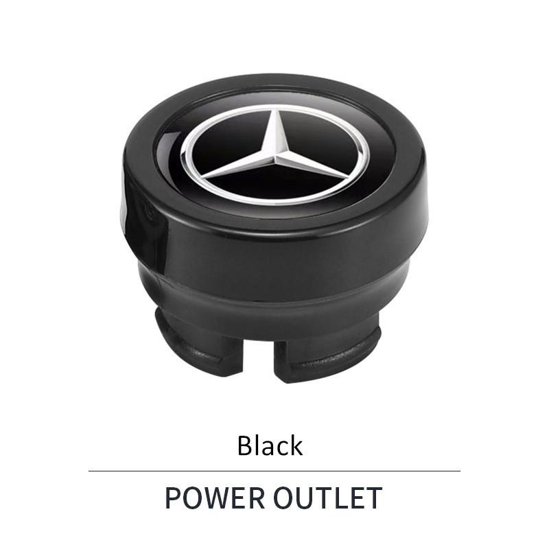 Q0111-para Mercedes Benz AMG C180 C200 E260 E300 W23 W204 Acendedor de Cigarros do Carro Tampa contra Poeira Tampa à Prova de Poeira Plugue Molduras Internas DYQG-B