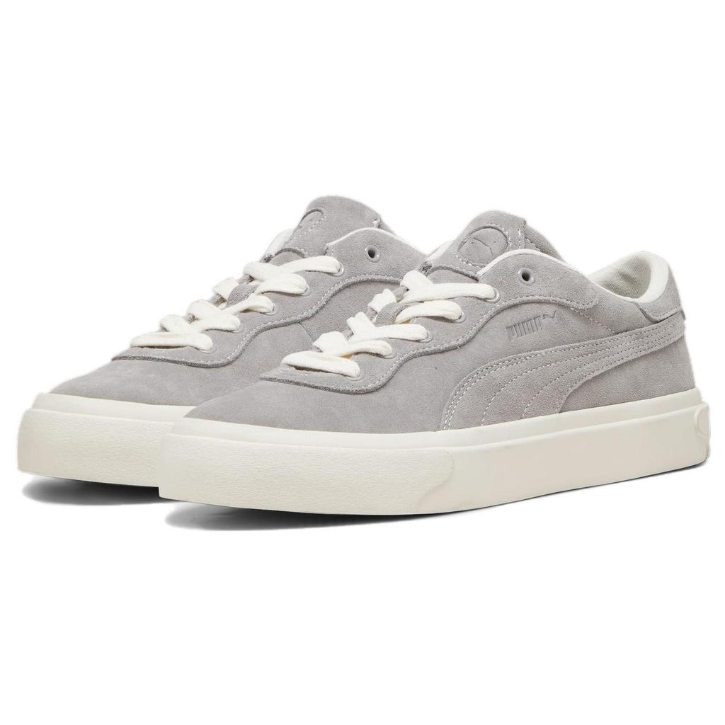 PUMA Capri Royale Suede Unisex Sneakers Concrete Gray Frosted Ivory 393752-02