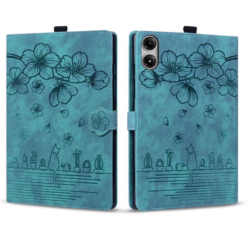 For Xiaomi Redmi Pad 2 Pro Case 12.1" Embossed PU Leather TPU Inner Stand Wallet Cover For Redmi Pad 2 Pro 12.1 inch 2025 Case