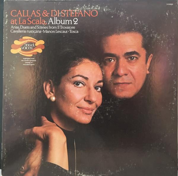 LP Record MARIA CALLAS & GIUSEPPE DI STEFANO - Callas & Di Stefano At La Scala, Al S36966 Angel Records 1974 US Classical Used