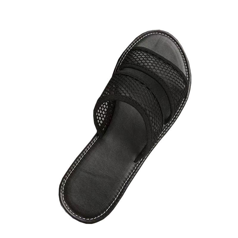 36-43 European and American Mesh Large Size Flat-soled Casual Sandals 2025 Summer Breathable Casual Comfortable Soft-soled Slippers