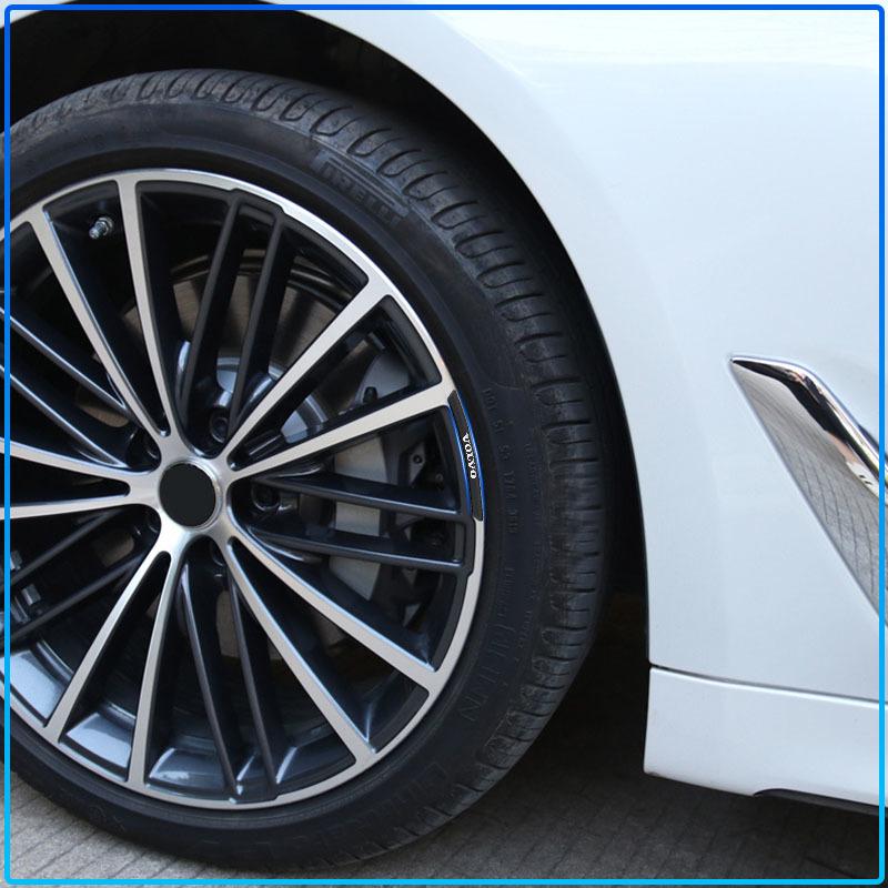 Aluminum Car Wheel Hub Badge Tire Rim Stickers Decoration Accessories Emblem For Volvo 240 C70 S40 S50 S60 S70 S80 S90 V40 V50 V60 V90 XC40 XC60 XC90