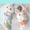 Cute Cartoon Rabbit Plush Doll Keychain Adorable Couple Gift Soft Bag Charm