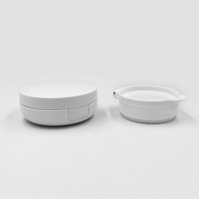 Tragbare Leere Kunststoff-Luftkissen-Puffbox Nachfüllbar Weiß Kosmetik-Organizer Make-up-Behälter Reisegebrauch