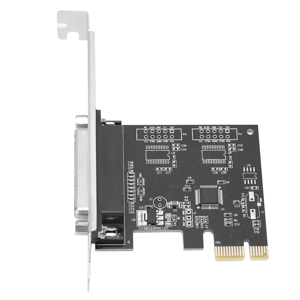 PCI Express Card 25 Pin PCIe Parallel Expansion Board for Desktop Computer Printer Port