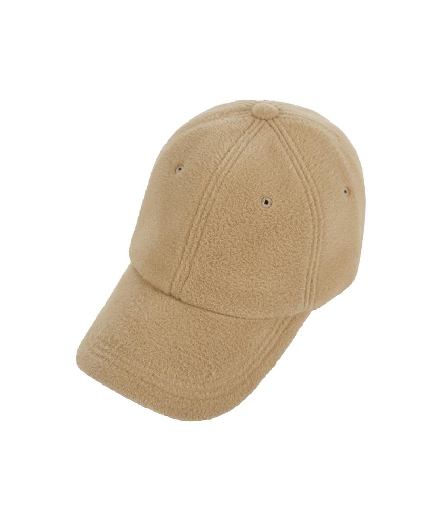 Bajal Soft Overfit Fleece Ball Cap Beige
