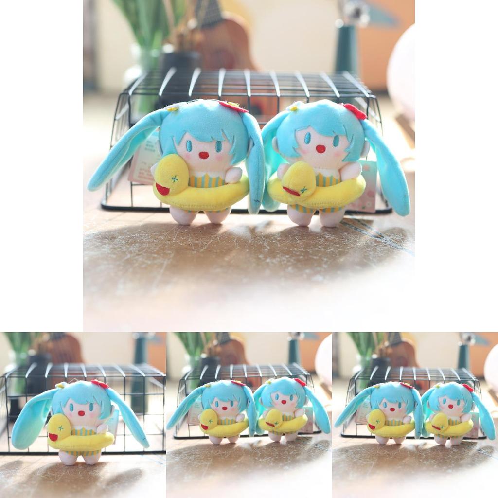 Hatsune Miku Swim Ring Plush Keychain Pp Cotton Super Soft Collectors Gift For Anime Fans