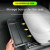 For XPENG G6 2026 Under Seat Storage Box Organizer Hidden Compartment Drawer Style Storage Box Tray Car Interior  Accessories