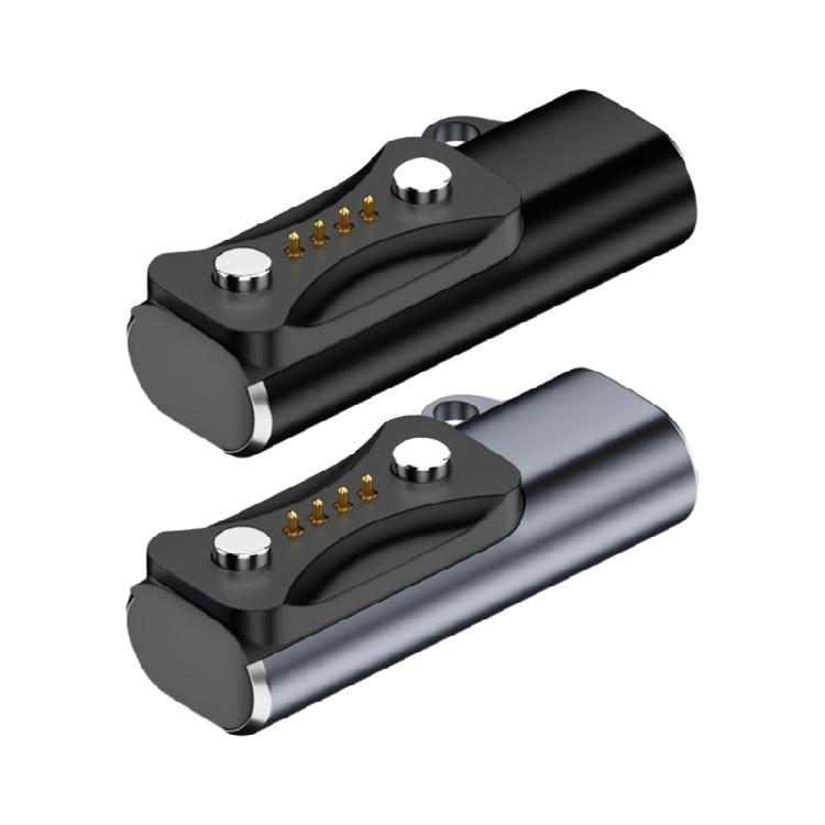 Portable Magnetic Charging Adapter Connector Converter Head for Smartwatch Featuring Type C USB Port Enables Convenient