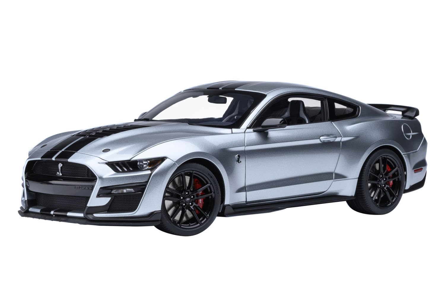 AUTOart Ford Mustang Shelby GT500 Finished Model 73096 1/18 (Silver/Black Stripe)