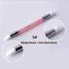 Double-ended Silicone Press Pen Wedge Deer Hoof Brush Nail Supplies Carving Glitter Powder Sticker Nail Accessories for Manicure