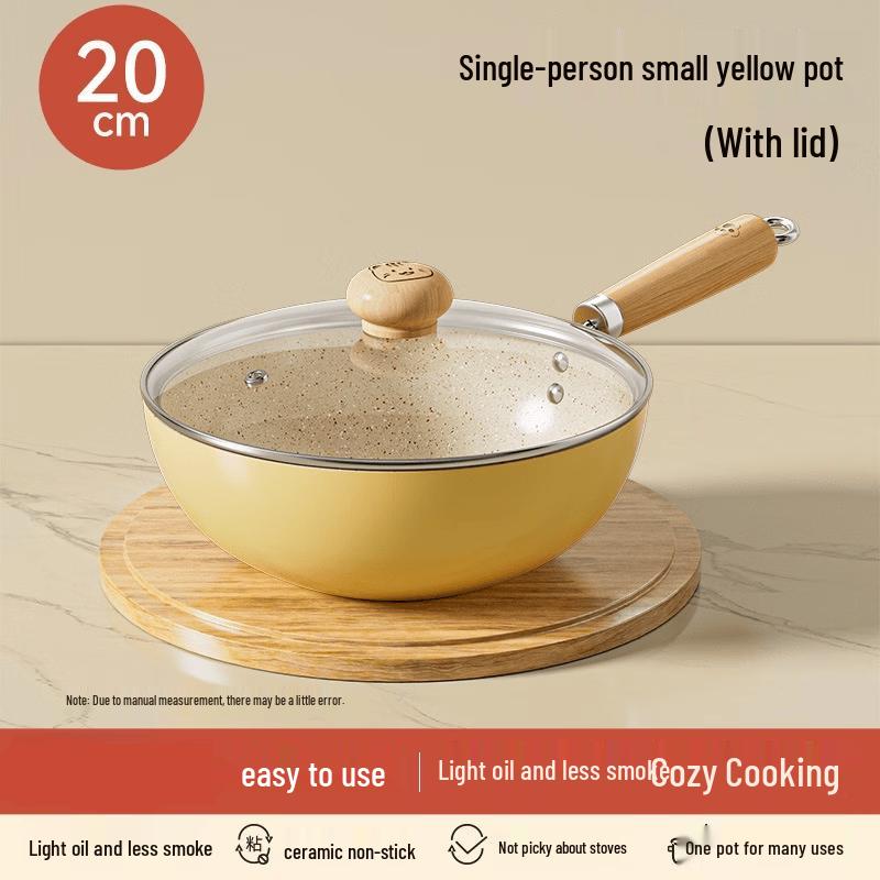 ZISIZ Ceramic Non-Stick Wok