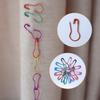 300 PCS Metal Gourd Safety Pins, Safety Bulb Pins, Calabash Pin, Gourd Pin for Knitting Stitch Markers, DIY Craft (10 Colors)
