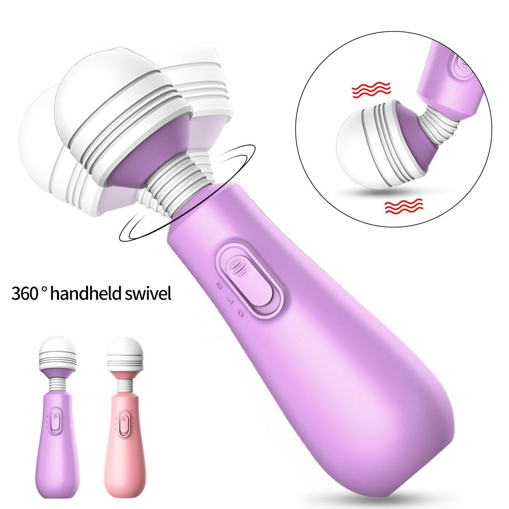 G-spotprostate Massager Adjustable Strong Vibration Clitoral Stimulator Massage Small AV Stick Adult Female Masturbator Sex Toys