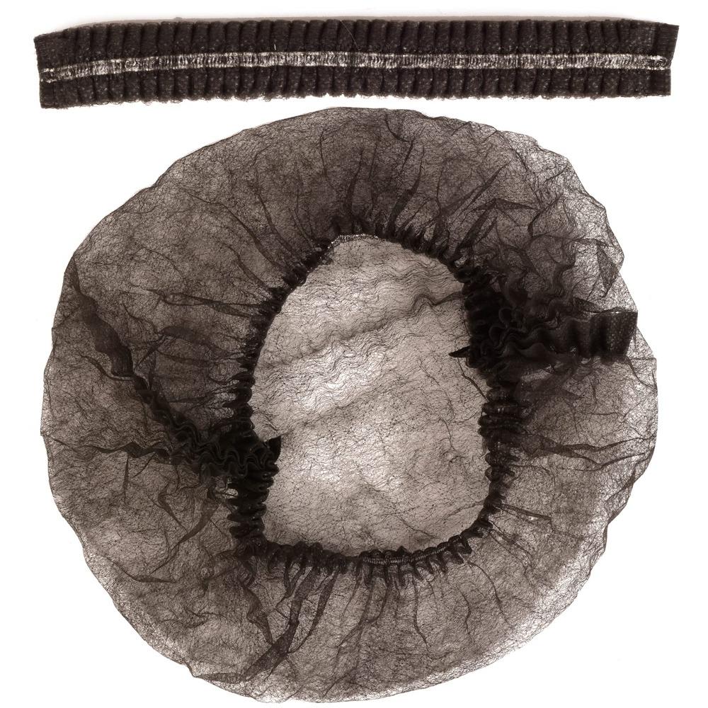 100pcs 21in Double Tendons Hair Cover for Wig Non-woven Fabric Mesh Crochet Hair Net Workshop