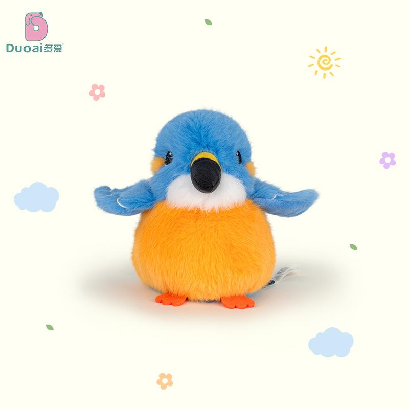 Sparvfågel gosedjursbokväska hänge söt fågel fågel handdocka nyckelring hänge docka