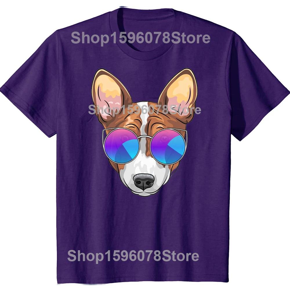 

Smiling Dog Basenji T Shirts MensTshirt Brand Male Short Sleeve Cool Casual Sleeves TShirt Fashion New Arrival Male Tees 4XL