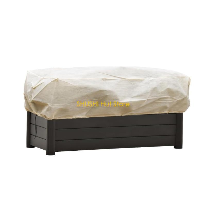

Outdoor Plant Freeze Cover Protections Covers Drawstring Shield Winter Anti-freeze Protective Blanket Protecting D57B