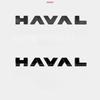 for Great Wall GWM Haval H9 MKII 2024 2025 Car Words Logo ABS Chrome Black Tailgate Emblem Bonnet Badge Rear Trunk Badge