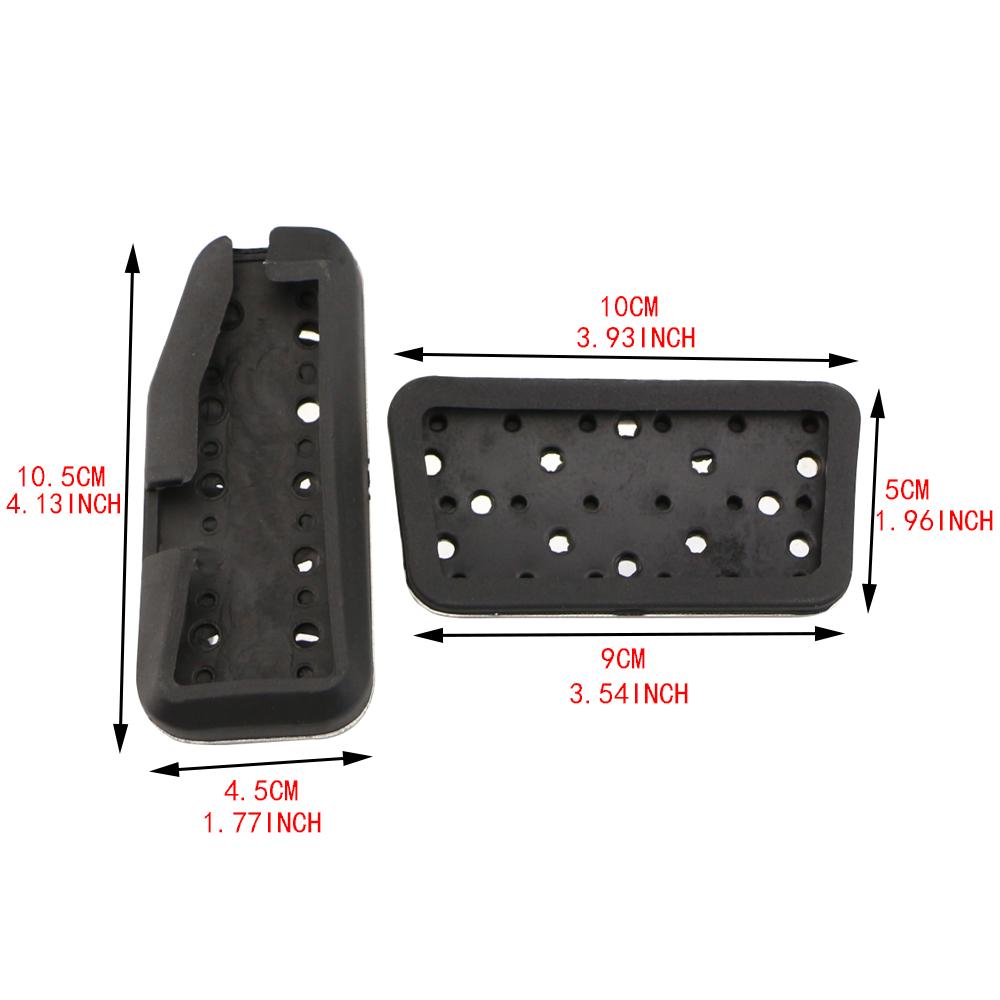 Auto Non-slip Fit Foot Pedal Pad Cover Gas Brake Pedals for Honda FIT 2005 - 2020 Driver Pedals Replacement Kits Accessories