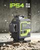 LasGoo 16 Green Laser Beam Laser Tool with Horizontal and Vertical Ideal for Construction and with Magnetic Pivot Bracket LG-4D 4x360° Level,