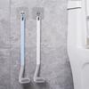 Silicone Toilet Brush Non-slip Long Handle Toilet Cleaning Brush Toilet Cleaning Brush Bathroom Bendable Silicone Tpr Brush Head