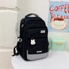 Schoolbag Backpack Women's Large Capacity High School Student School Bag Elementary School Junior High School Campus Korean Edition Tide Leisure 