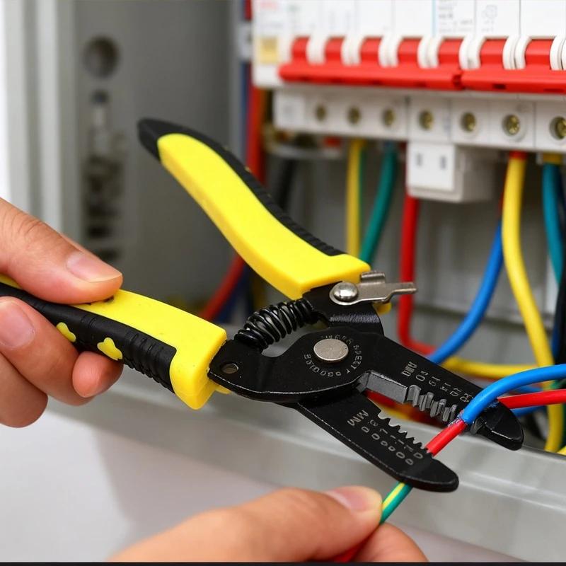 Wire Strippers Electrical Wire and Cable Stripping Pliers Multifunctional Manual Wire Cutting and Stripping Pliers Cutting Wire