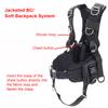 Backmount Fixed Strap Backpack Chest Strap Quick Release Diving Backplate Strap BCD Tank Strap for Underwater Equipment