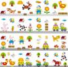 Educational Wooden Eco Magnetic Board Puzzle Farm 107 Elements