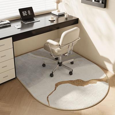 Computer Chair Floor Mat Anti-Slip and Wear-Resistant Bedroom Dressing Table Carpet Study Desk Chair Pad Home Decoration