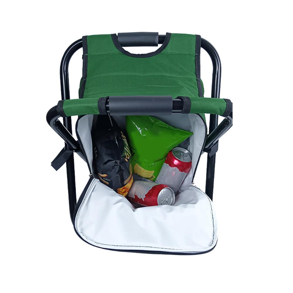 Folding Backpack Chair,Multifunctional Fishing Stool,Portable Ice Bag Chair,Outdoor Ice Bag Stool,Large Capacity Camping Stool
